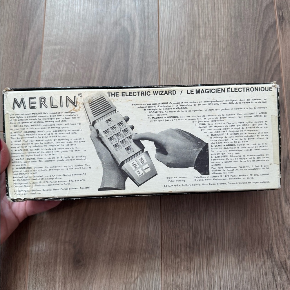 Vintage 1979 Merlin The Electronic Wizard Game - Picture 7 of 12